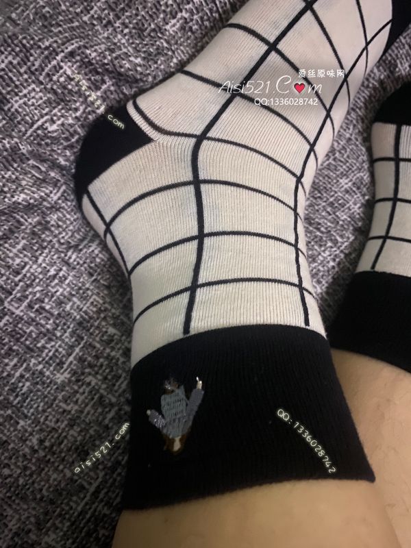 原味丝袜|袜类,臭棉袜,黑白格 超流行袜子 时尚感up