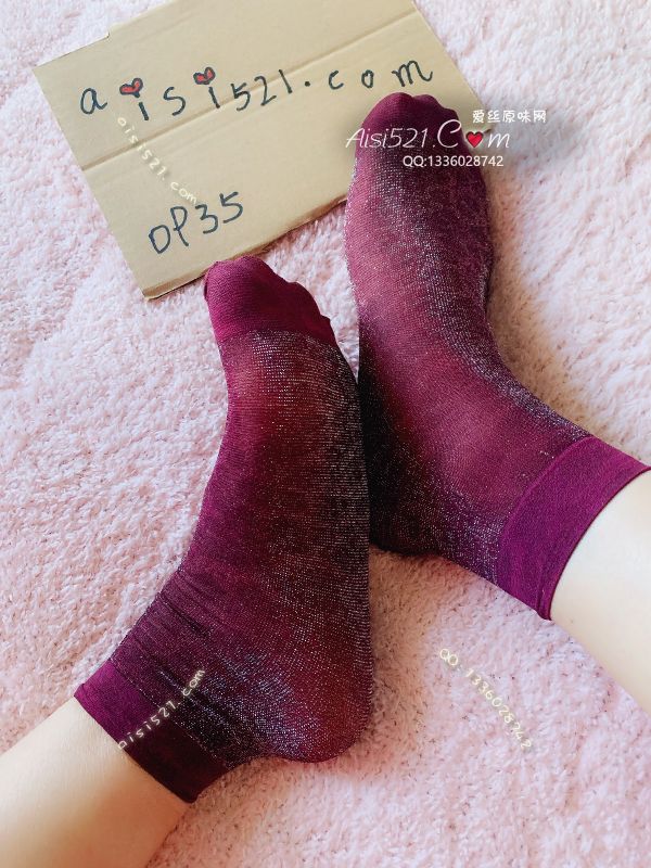 酒红色女人味十足的短丝袜原味丝袜|袜类臭短丝袜