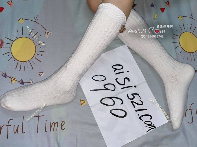 迷人白色蝴蝶结长筒袜原味丝袜|袜类臭长筒丝袜