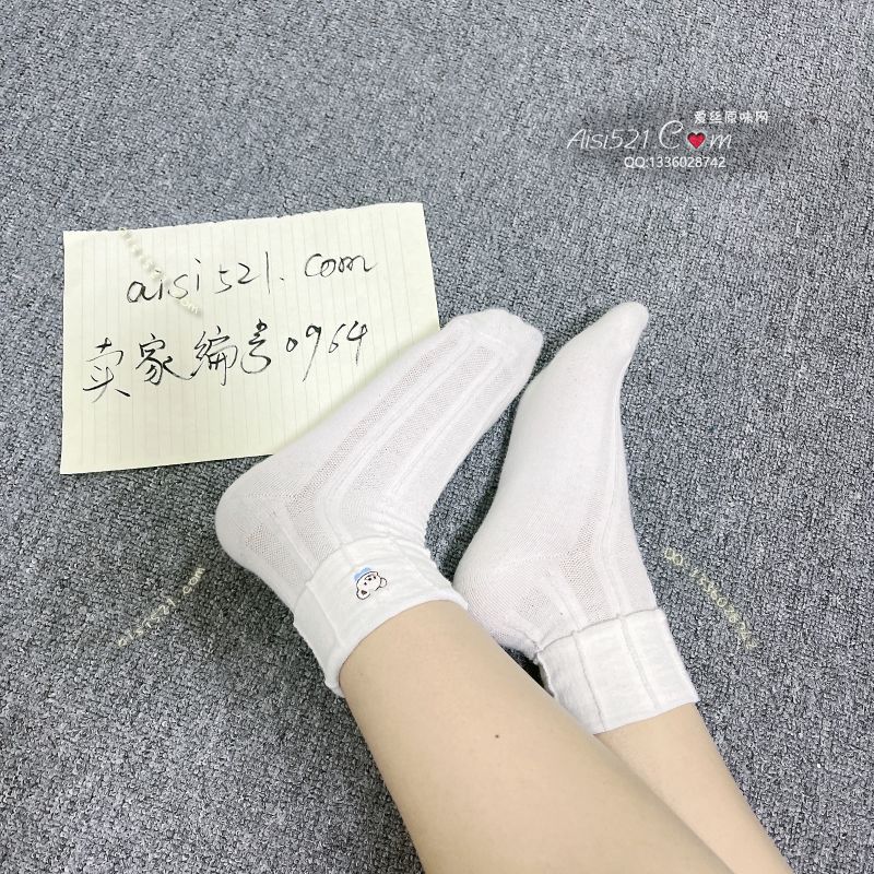 白色小熊棉袜原味丝袜|袜类臭棉袜