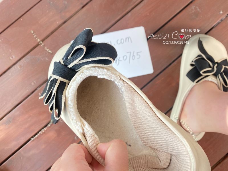原味女鞋|鞋类,凉鞋拖鞋,厚底蝴蝶结拖鞋轻口一整个冬天