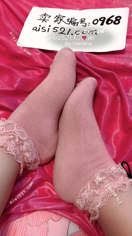 原味丝袜|袜类,臭棉袜,粉红色蕾丝边纯棉棉袜 少女脚香 口味可定制 新人报道 欢迎惠顾