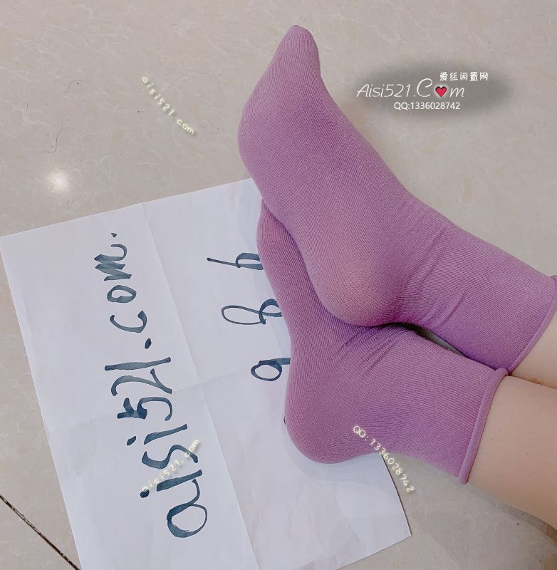 紫色酸臭跑步穿的臭棉袜原味丝袜|袜类臭棉袜